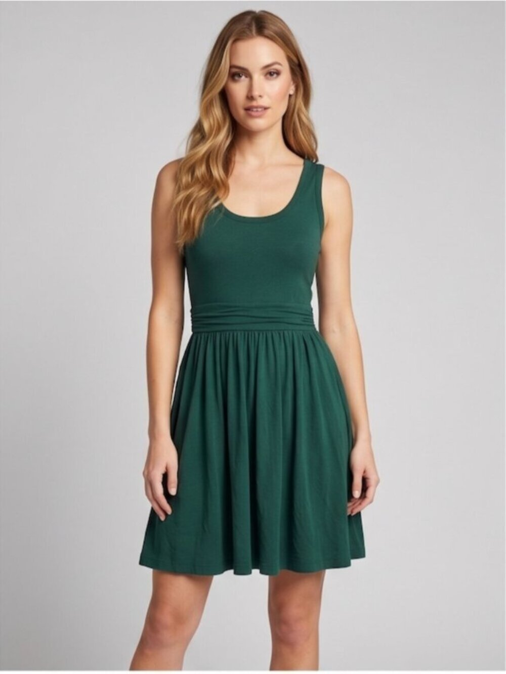 Club Monaco Emerald Green Cutout Back Mini Dress